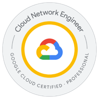 Google Cloud Professional Cloud Network Engineer Badge
